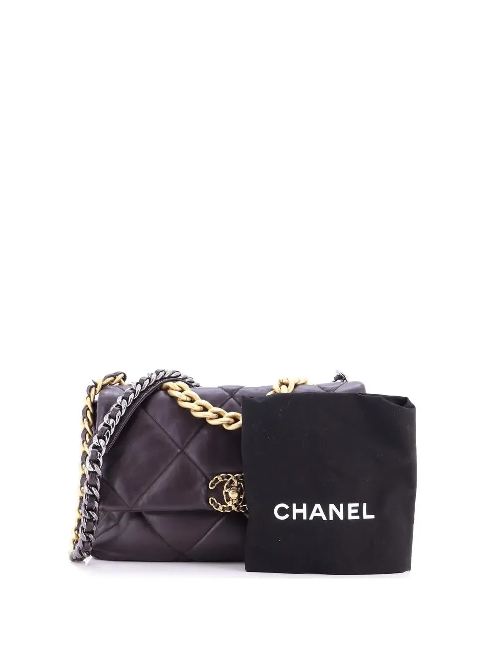 Chanel 19 Flap Bag Quilted Leather #248450C49B